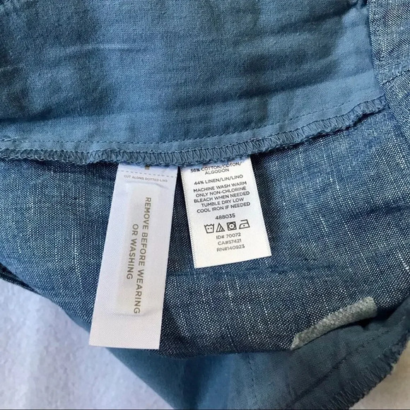 LOFT NWT Denim Scallop Short Women Various - Picture 9 of 9